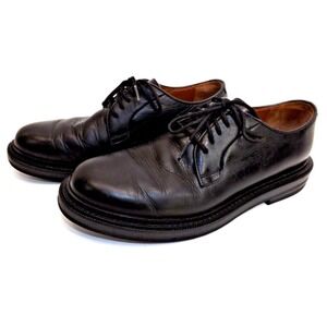 Aquatalia Made in Italy Black Leather Oxford # 449669 - Men's size 9 M